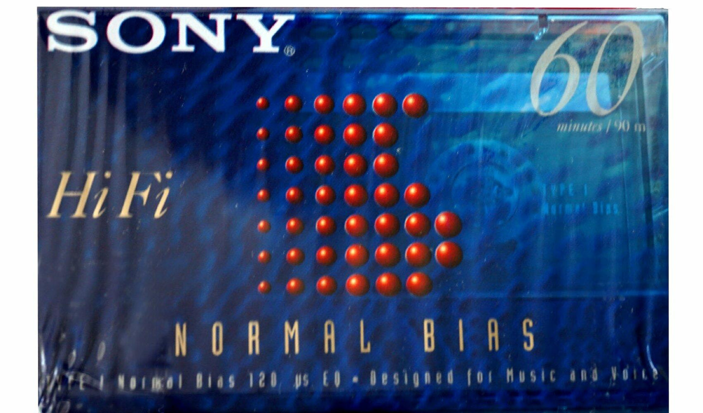 Sony C60HFB Standard Blank Audio HiFi Cassettes X (10) Pack Sealed