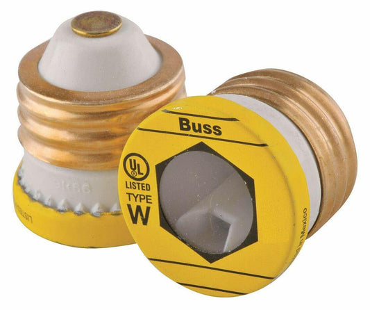 Cooper Bussman W-6: Plug Fuse Type W