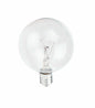 25 Watts 120 Volts Clear Globe Bulb Candelabra Screw (E12) Base