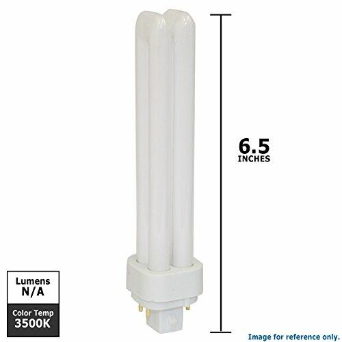 Sylvania 20673 Compact Fluorescent 4 Pin Double Tube 3500K, 26-watt