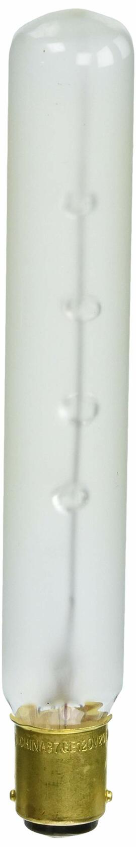 GE Indicator Light Bulb, Appliance Indicator Light, T6.5 Light Bulb, BA15d DC Bay Base, 20 Watts (1 Pack)