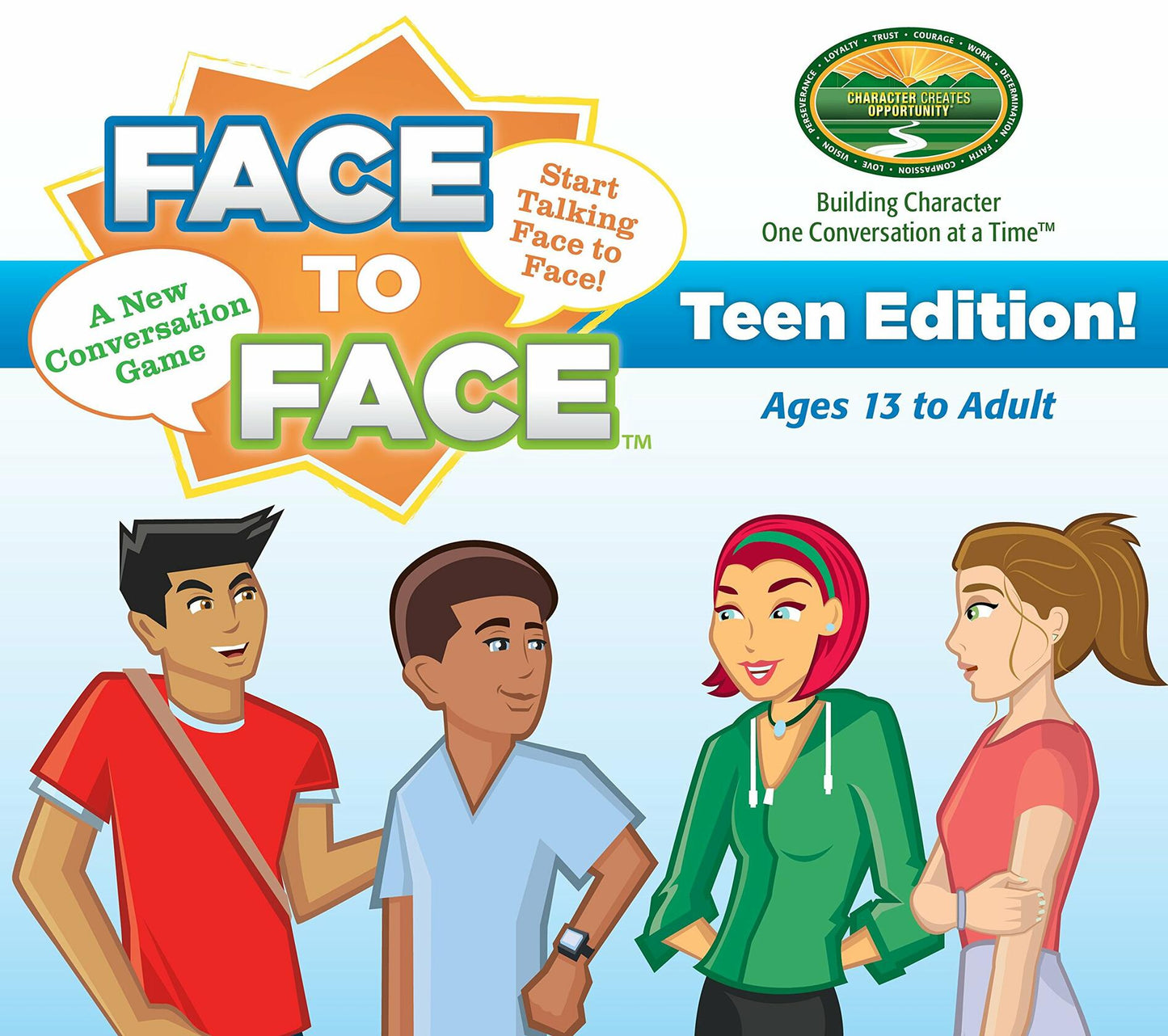 Face to Face Card Game (Teen Edition) � Open Communication and Character Development, Ages 13 to Adult