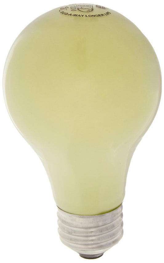 Philips 415810 60 Watt Bug-A-Way� Yellow Longer Life Light Bulb 2 Count