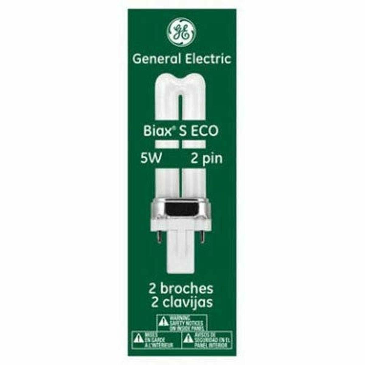 GE Lighting 97551 F5BX/827/ECO Single Tube 2 Pin Base Compact Fluorescent Light Bulb