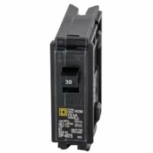 Square D HOM130 Homeline 30 Amp SinglePole Circuit Breaker