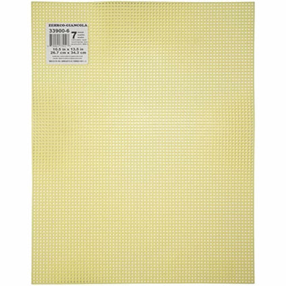 Darice Plastic Canvas, 10 x 13 Inch, 10.5" x 13.5" (1 Piece), Yellow