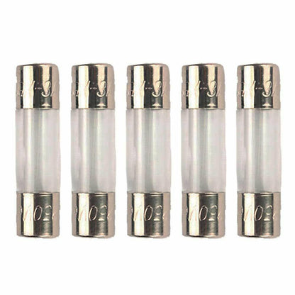 Bussmann AGX-3 AGX Series Fuse, Fast Acting, 3 Amp, 250V, Glass Tube, 1/4" x 1" (Pack of 5)