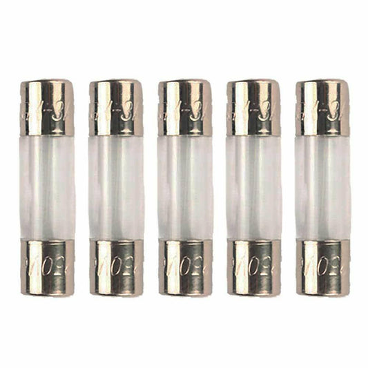 Bussmann AGX-3 AGX Series Fuse, Fast Acting, 3 Amp, 250V, Glass Tube, 1/4" x 1" (Pack of 5)