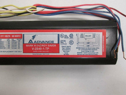 Advance V-2S40-1-TP Rapid Start Ballast T56014