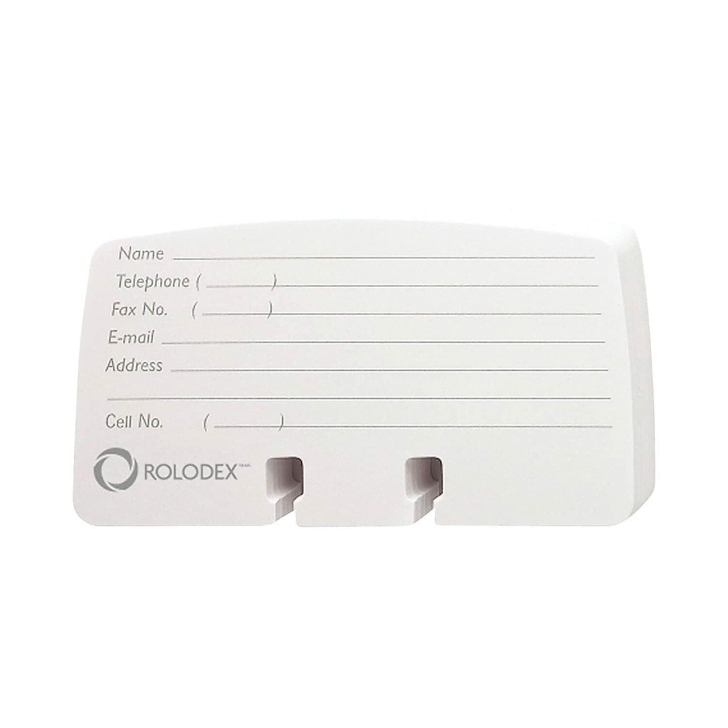 Rolodex 67553 Petite Refill Cards 2 1/4 X 4 100 Cards/Pack