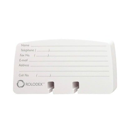 Rolodex 67553 Petite Refill Cards 2 1/4 X 4 100 Cards/Pack