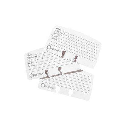 Rolodex 67553 Petite Refill Cards 2 1/4 X 4 100 Cards/Pack