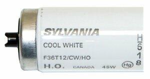 F36T12/CW/HO Sylvania 25333 45 Watt T12 Fluorescent R17d Base 4200K