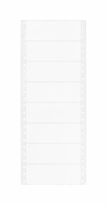 Avery White Computer Labels, 1-7/16" x 4", Dot Matrix Labels and Pin-Feed Labels, 5,000 Total (4014)