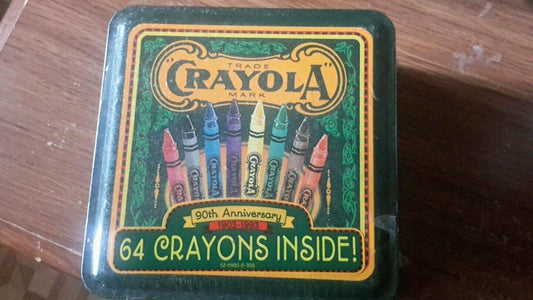 Crayola 90th Anniversary Tin with 64 Crayons