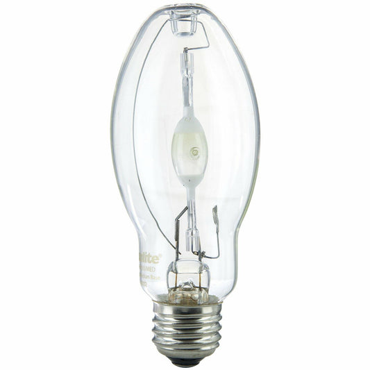 Sunlite 03650-SU MH150/U/MED M102 Metal Halide Lamp, 150 Watts, Pulse Start, Medium Base (E26), ED17, 15,000 Hours Life, 14000 Lumen, Clear Finish, 4000K