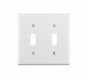 Leviton 88009 Double Toggle Switch, Standard Size, White