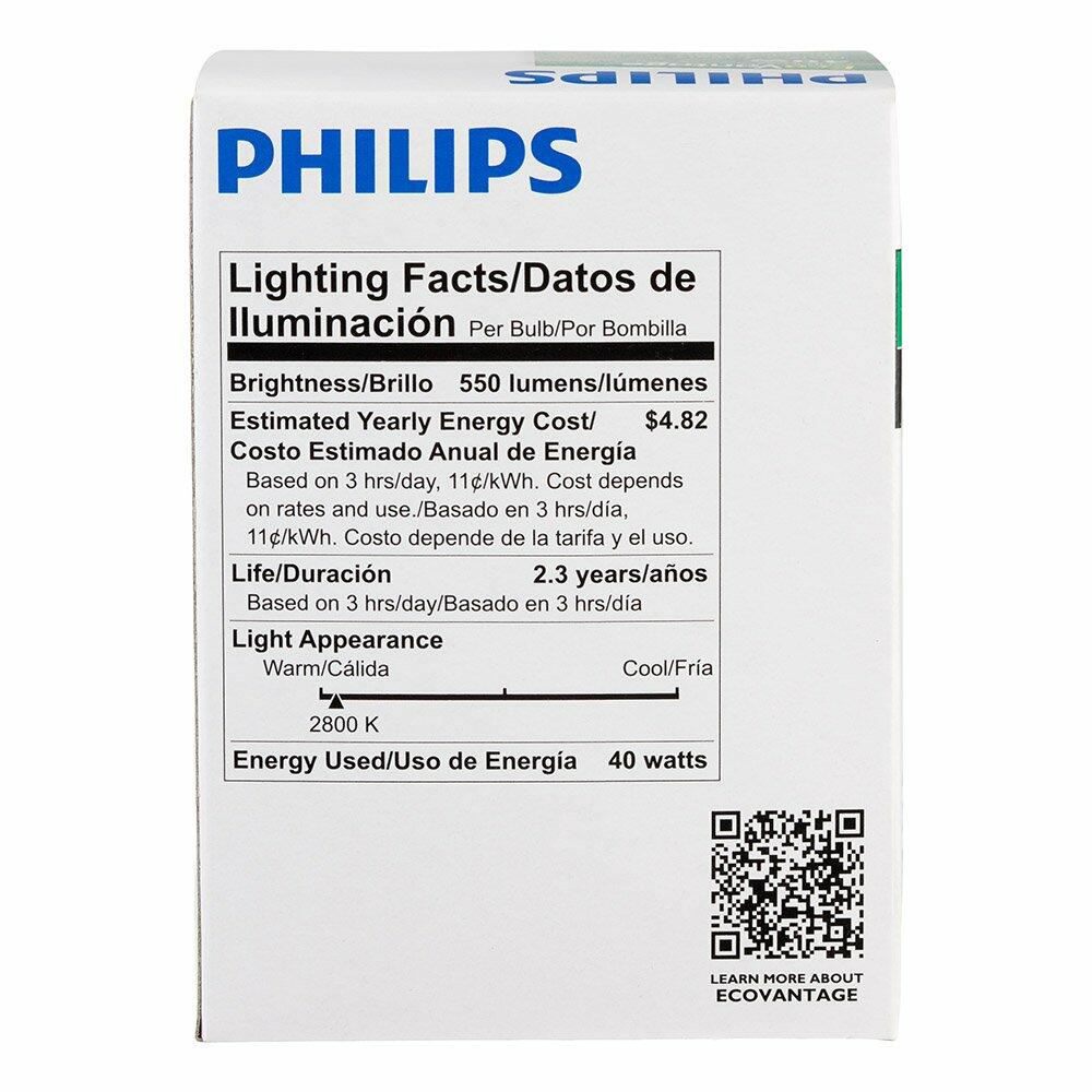 Philips 420844 40-watt G25 Clear Halogen Decorative Globe Light Bulb