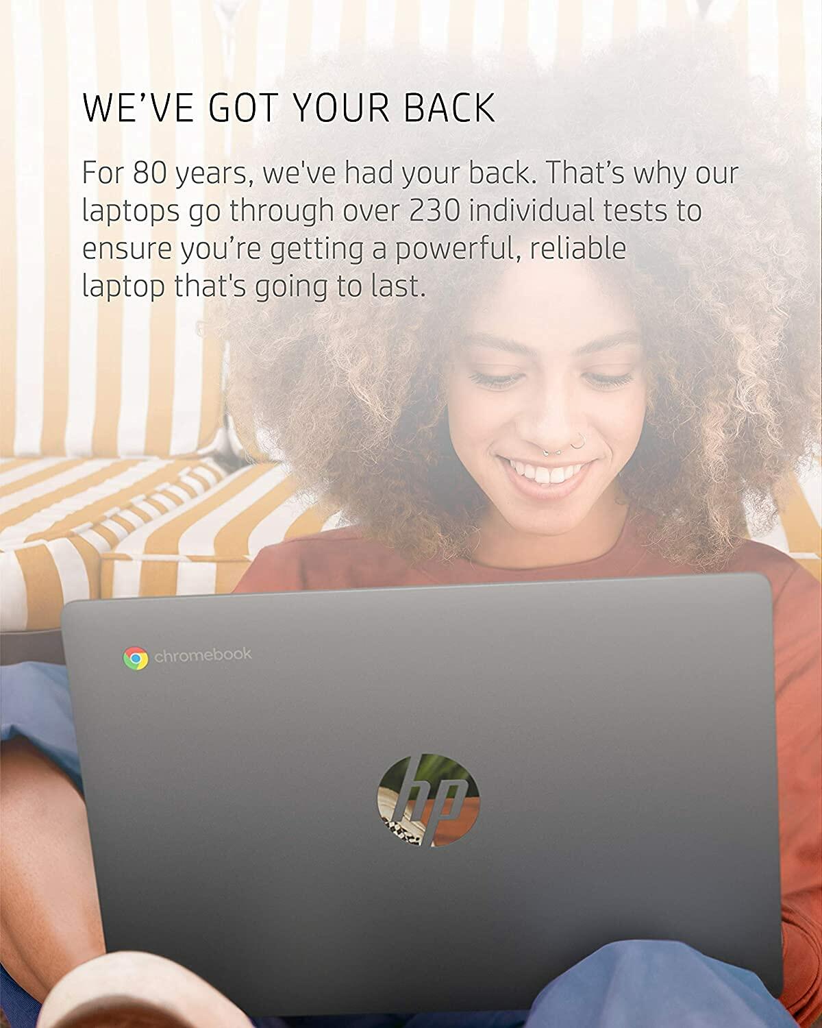 HP Chromebook 11-inch Laptop - MediaTek - MT8183 - 4 GB RAM - 32 GB eMMC Storage - 11.6-inch HD IPS Touchscreen - with Chrome OS� - (11a-na0040nr, 2020 model, Ash Gray)