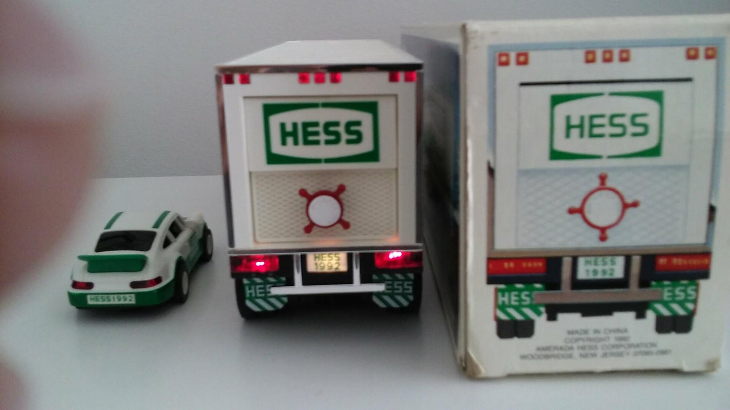 Hess Truck-18 Wheeler and Racer-1992 [Toys & Games] Holiday Gifts