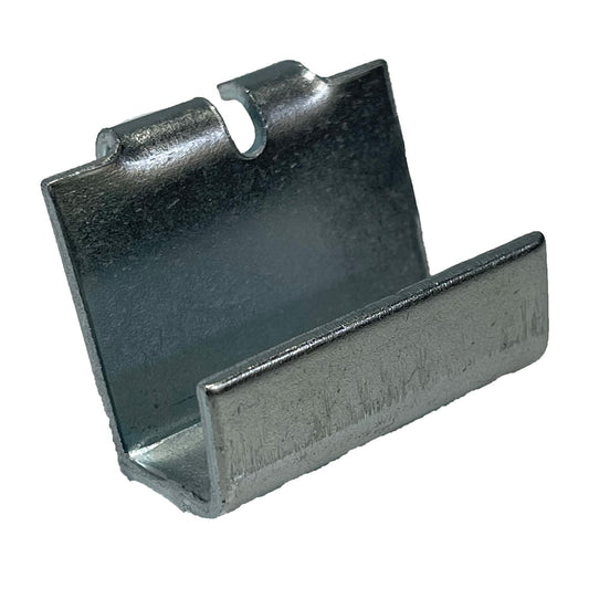 Borroughs Heavy-Duty Box Edge Shelf Clip, Commercial Grade, 14 Gauge Steel (Single Clip)
