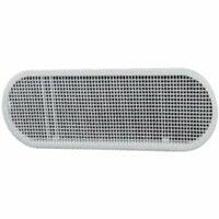 L.L. Building Undereave Oval Vent 12" X 4" White