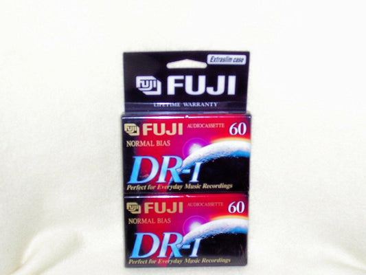 Fuji Normal Bias DR-I Audiocassette 60 Minutes Pack of 6 Tapes