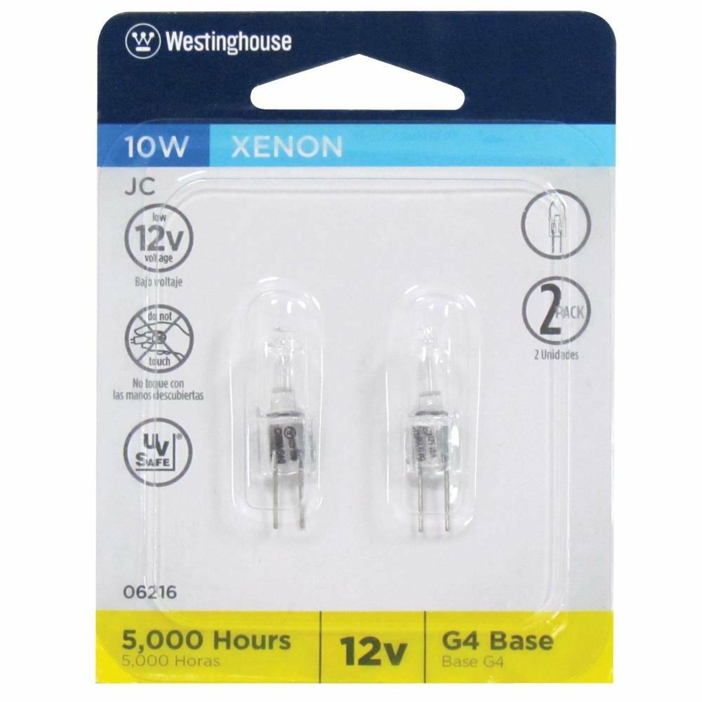 Westinghouse Lighting 0621600 Corp 10-watt T3 Xenon Bulb, Clear, 2-Pack