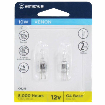 Westinghouse Lighting 0621600 Corp 10-watt T3 Xenon Bulb, Clear, 2-Pack