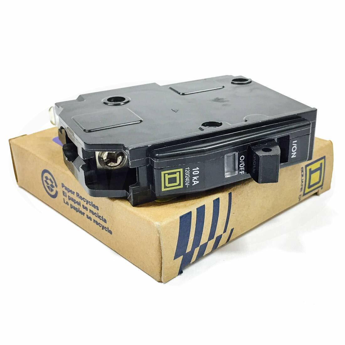 Square D QOB120 Bolt On Circuit Breaker, 20A, 1 Pole, Qob