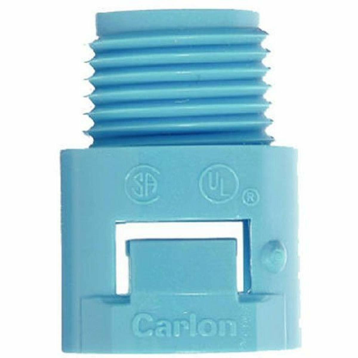 Thomas & Betts A243D-CAR 1/2-Inch ENT Smurf Male Adapter, Blue