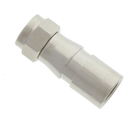 IDEAL Industries INC. 92-640 RG-6 Quad F Compression Connector, Z6F Connectors for Indoor Cable and Satellite TV Installations, (25 Connectors)