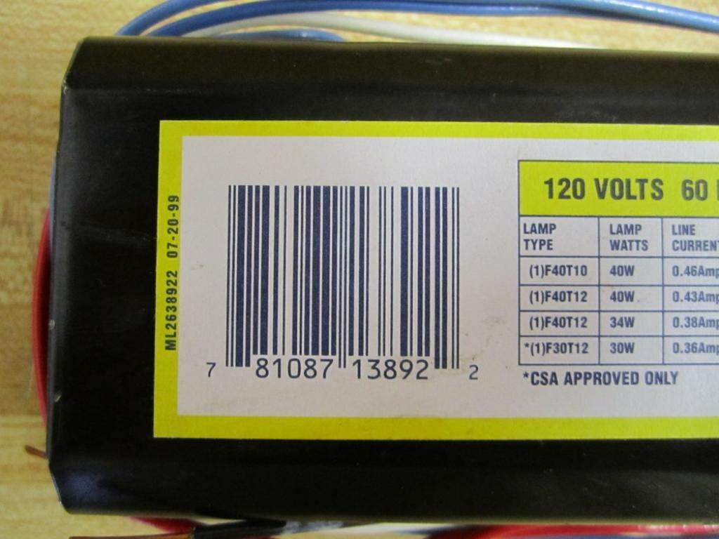 Advance Transformer R-140-1-TP Rapid Start Ballast R140TP