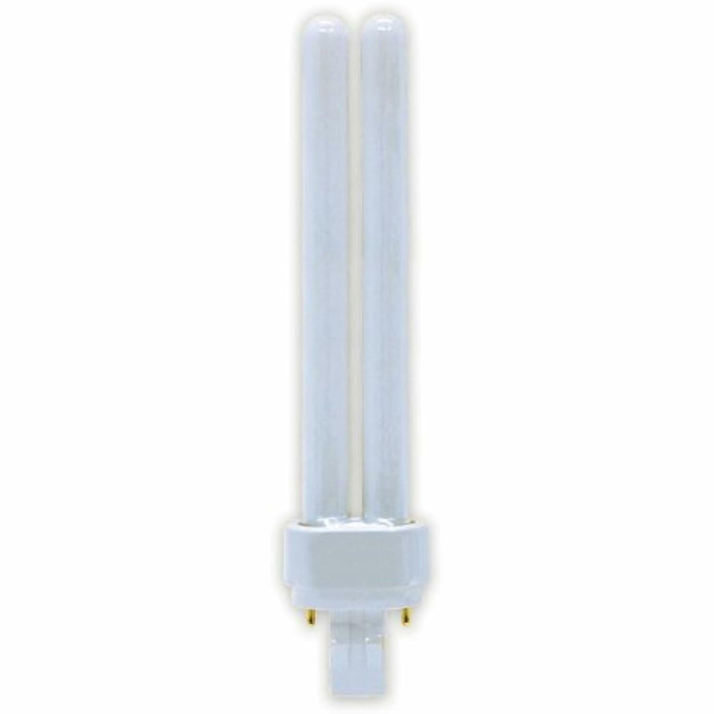 GE 97612 Traditional Lighting Compact Fluorescent Plug-in Quad, 1 Count (Pack of 1), Warm White (3500K)