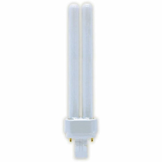 GE 97612 Traditional Lighting Compact Fluorescent Plug-in Quad, 1 Count (Pack of 1), Warm White (3500K)