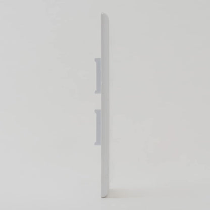 ICC Classic Oversized Faceplate with 2 Ports in Single Gang, White, Single