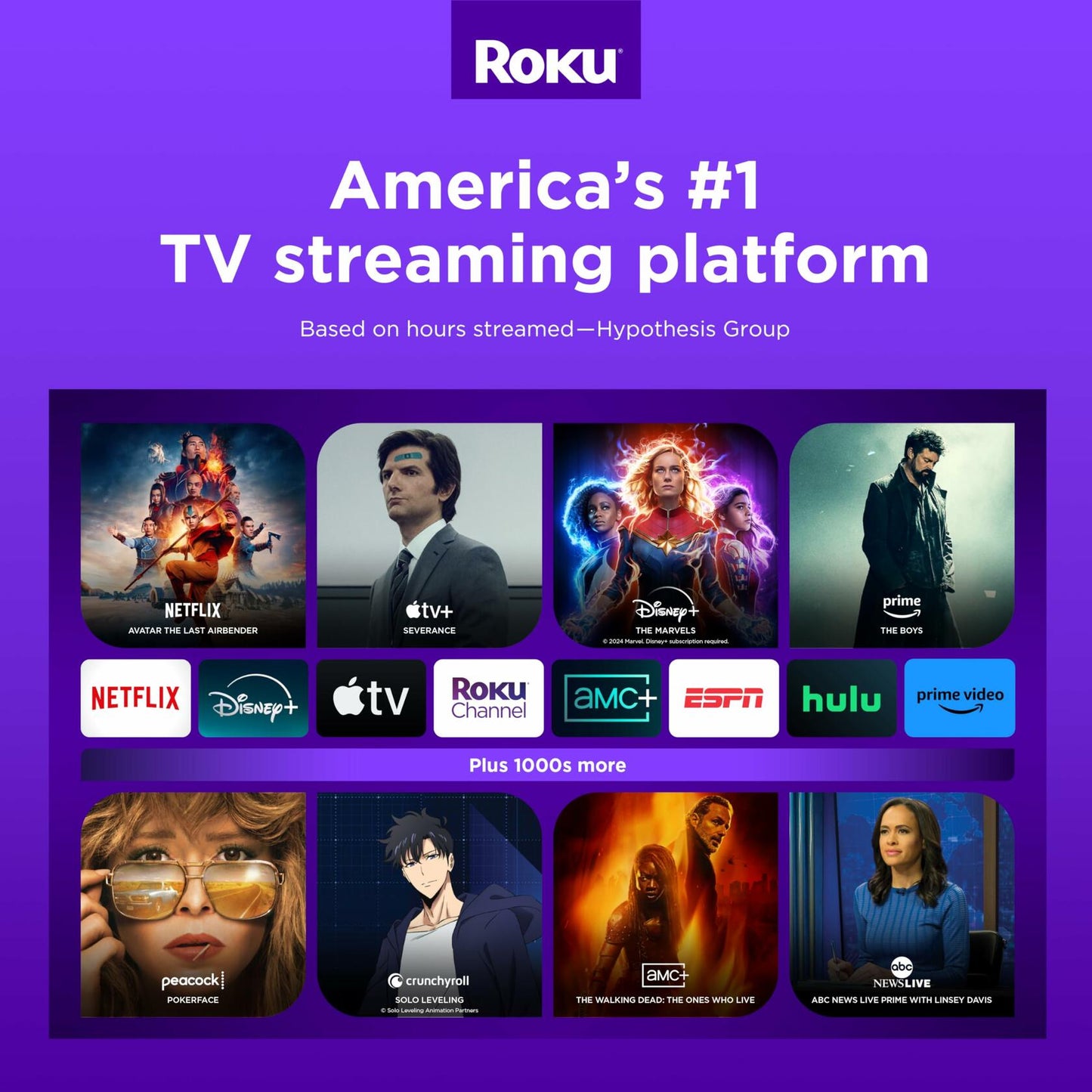 Roku Ultra 4K/HDR/Dolby Vision Streaming Device and Roku Voice Remote Pro with Rechargeable Battery, Hands-Free Voice Controls, Lost Remote Finder, and Private Listening, Black