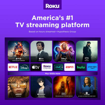 Roku Ultra 4K/HDR/Dolby Vision Streaming Device and Roku Voice Remote Pro with Rechargeable Battery, Hands-Free Voice Controls, Lost Remote Finder, and Private Listening, Black