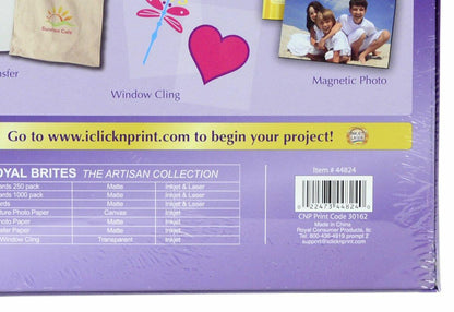 Royal Brites Blank Matte Greeting Cards with Envelopes, 5.5 x 8.5 Inches, White, 100-Sheet Pack (44824)