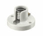 Leviton 10028 Candelabra Base, One-Piece, Keyless, Incandescent, Urea Lampholder, White