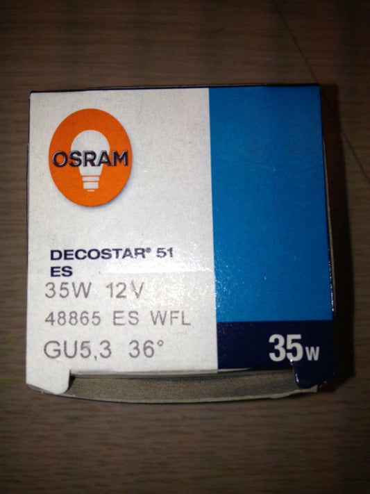 20 Osram 48865 35MR16/Irc/FL36 Energysaver Decostar ES 35W=50W Halogen Bulb
