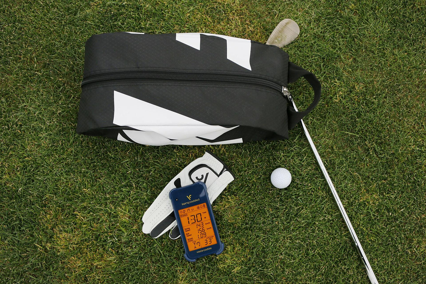 Voice Caddie SC 200 Portable Golf Launch Monitor with Audible Output, Blue