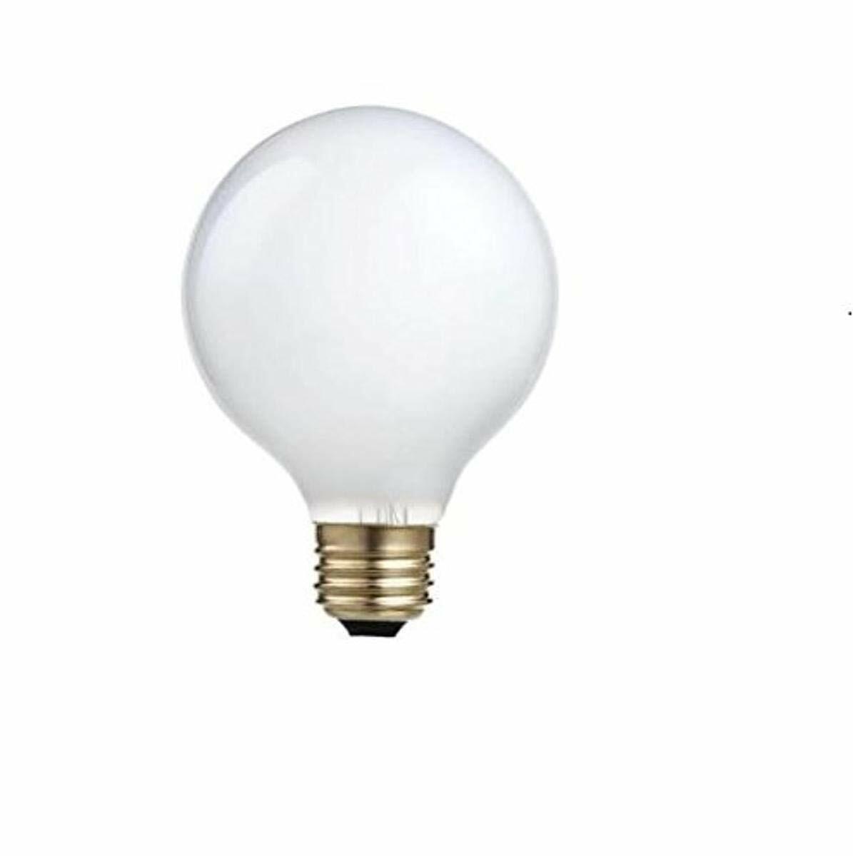 Philips 433698 Halogen 60W Halogen G25 White Decorative Globe Light Bulb (3 Pack)