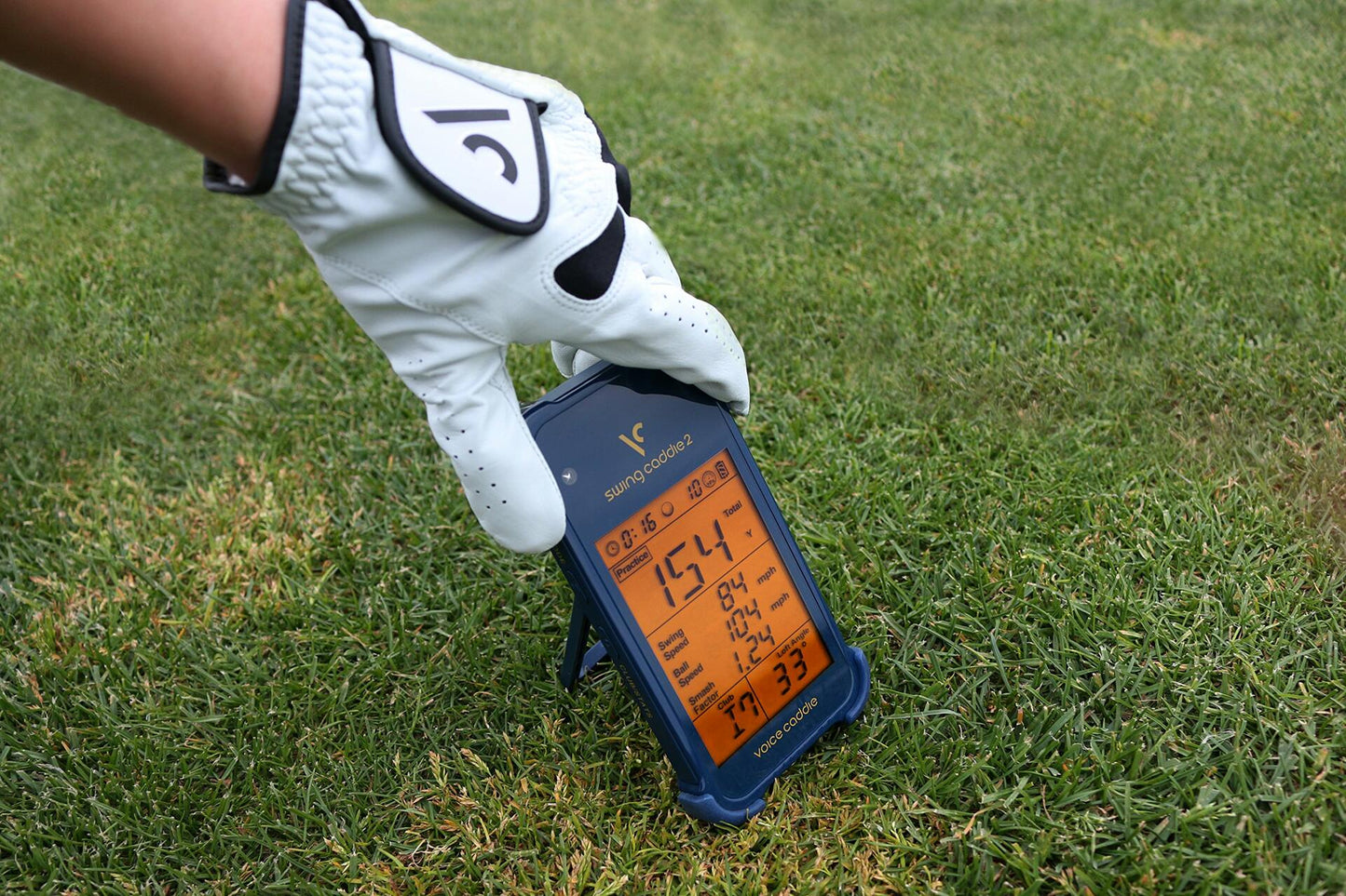 Voice Caddie SC 200 Portable Golf Launch Monitor with Audible Output, Blue