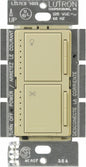 Lutron MA-LFQM-IV Maestro 300-watt Multi-Location 7-Speed Combination Fan and Light Control, Ivory