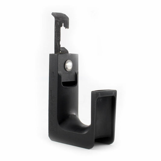 Panduit JP131DW-L20 Wire/Cable Hanger Drop J-Hook, Threaded Rod Clip, Black (50-Pack)