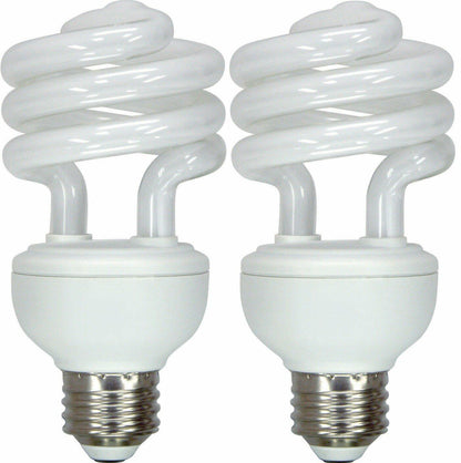 GE 74201 20-Watt Energy Smart CFL Light Bulb, 75-Watt Output, 2-Pack
