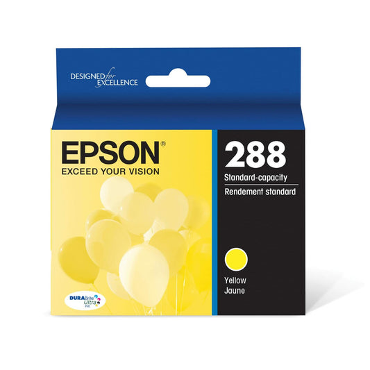 EPSON 288 DURABrite Ultra Ink Standard Capacity Yellow Cartridge (T288420-S) Works with Expression XP-330, XP-430, XP-434, XP-340, XP-440, XP-446