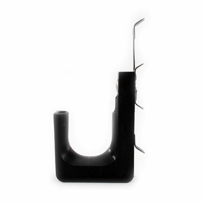 Panduit JP131DW-L20 Wire/Cable Hanger Drop J-Hook, Threaded Rod Clip, Black (50-Pack)
