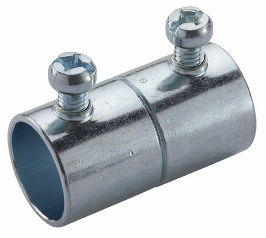 Halex, 1/2 in. Electrical Metallic Tube (EMT) Set-Screw Coupling , 26280, 5 per pack